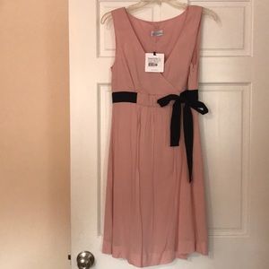 Red Valentino pink silk dress size 42 NWT